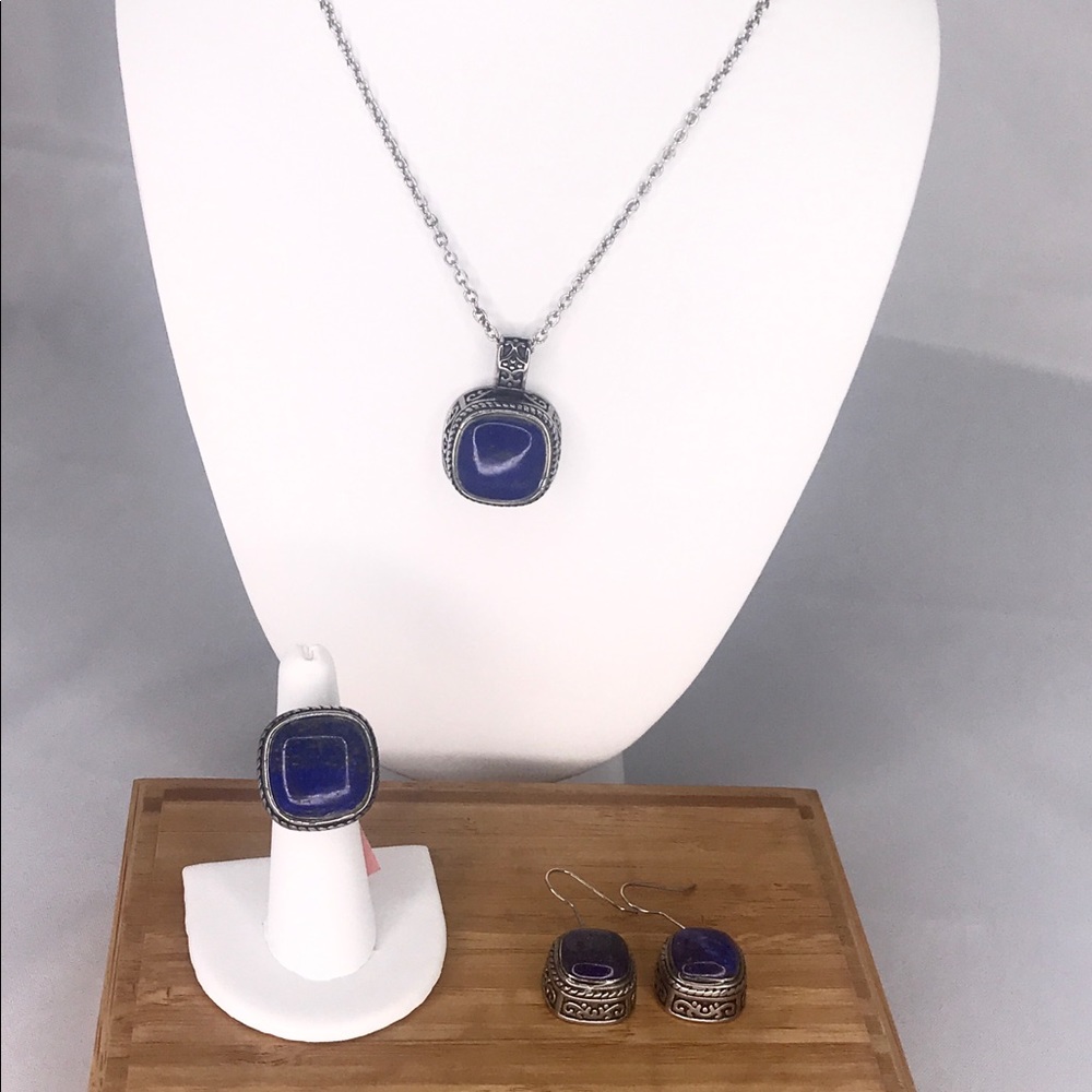 Lapis Lazuli Necklace Set